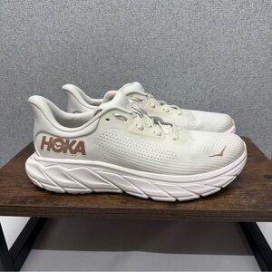 Hoka One One Arahi 7 White Gold Women's Running Shoes